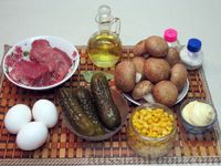 Фото приготовления рецепта: Закуска "Снеговик" с твёрдым и сливочным сыром - шаг №3
