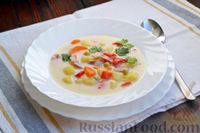 Фото приготовления рецепта: Куриный суп с зелёным горошком и капустой - шаг №1