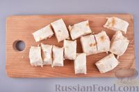 Фото приготовления рецепта: Омлет с лавашом, ветчиной, плавленым сыром и помидором - шаг №10