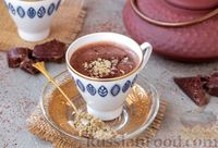 Фото к рецепту: Горячий шоколад с имбирём и халвой