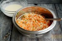 Фото приготовления рецепта: Картофельно-морковные драники - шаг №9