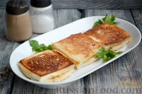 Фото приготовления рецепта: Сэндвичи с капустой, варёным яйцом и сыром - шаг №13
