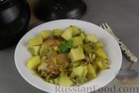 Фото приготовления рецепта: Курица с картофелем - шаг №10