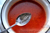 Фото приготовления рецепта: Томатный суп с тыквой - шаг №12