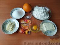 Фото приготовления рецепта: Апельсиновое печенье с миндалём - шаг №1