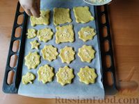 Фото приготовления рецепта: Апельсиновое печенье с миндалём - шаг №9