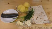 Фото приготовления рецепта: Рулет из лаваша с картофельным пюре и копчёной скумбрией - шаг №1