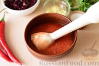Фото приготовления рецепта: Острый томатный суп с фасолью - шаг №5