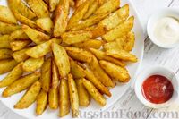 Картошка по деревенски (дольками) — картошка в духовке рецепт