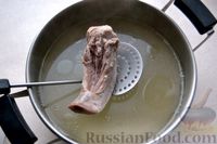 Фото приготовления рецепта: Красный борщ со свиным языком - шаг №3