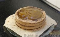 Фото приготовления рецепта: Шоколадный торт "Пражский" - шаг №19