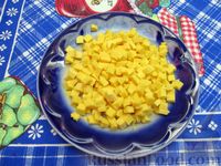 Фото приготовления рецепта: Лаваш с курицей, кукурузой и сыром - шаг №6