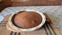 Фото приготовления рецепта: Постный шоколадный пирог с гречневой  мукой - шаг №7