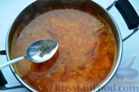 Фото приготовления рецепта: Фасолевый суп с тыквой и имбирём - шаг №14
