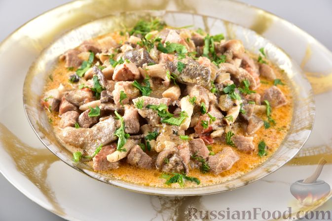 Свинина, запеченая с грибами и помидорами рецепт – Европейская кухня: Основные блюда. «Еда»