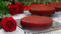 Фото приготовления рецепта: Торт "Красный бархат" - шаг №13