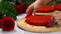 Фото приготовления рецепта: Торт "Красный бархат" - шаг №22