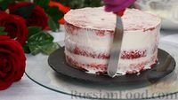 Фото приготовления рецепта: Торт "Красный бархат" - шаг №35