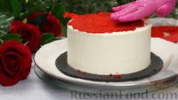 Фото приготовления рецепта: Торт "Красный бархат" - шаг №42