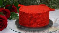 Фото приготовления рецепта: Торт "Красный бархат" - шаг №44