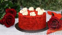 Фото приготовления рецепта: Торт "Красный бархат" - шаг №46