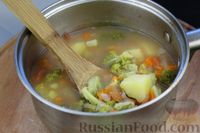 Фото приготовления рецепта: Суп из брокколи - шаг №10