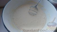 Фото приготовления рецепта: Блинчики на молоке, с начинкой из мяса и сыра - шаг №5