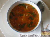 Фото к рецепту: Суп картофельный с макаронами