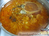Фото приготовления рецепта: Суп картофельный с макаронами - шаг №13