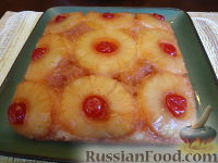 Фото к рецепту: Самый вкусный ананасовый пирог
