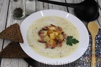 Фото приготовления рецепта: Крем-суп из цветной капусты и картофеля, с сыром - шаг №16