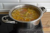 Фото приготовления рецепта: Грибной суп с клецками - шаг №15