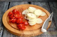 Фото приготовления рецепта: Мясо по-французски с ананасами и помидорами - шаг №4