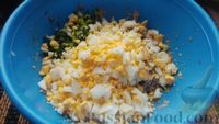 Фото приготовления рецепта: Домашний паштет из шпрот и консервированной фасоли с варёными яйцами - шаг №8