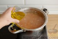 Фото приготовления рецепта: Греческий томатный суп с фасолью и оливками - шаг №8
