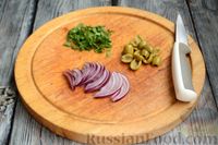Фото приготовления рецепта: Греческий томатный суп с фасолью и оливками - шаг №13