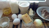 Фото приготовления рецепта: Блинчики на молоке, с начинкой из мяса и сыра - шаг №1
