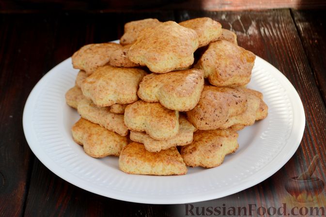 Как приготовить Творожное печенье Гусиные лапки от Ирины Хлебниковой рецепт пошагово
