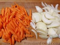 Фото приготовления рецепта: Булгур с фрикадельками и овощами (на сковороде) - шаг №6