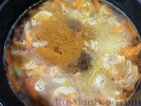 Фото приготовления рецепта: Булгур с фрикадельками и овощами (на сковороде) - шаг №8