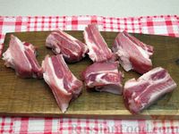 Фото приготовления рецепта: Запечённые свиные рёбрышки в медово-соевом соусе (в рукаве) - шаг №2