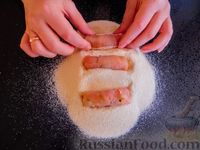 Фото приготовления рецепта: Куриные рулетики с морковно-сырной начинкой, в манной панировке - шаг №9