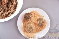 Фото приготовления рецепта: Тефтели из гречки и грибов, запечённые в томатном соусе - шаг №12