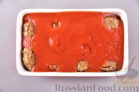 Фото приготовления рецепта: Тефтели из гречки и грибов, запечённые в томатном соусе - шаг №16
