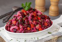 Фото приготовления рецепта: Овощной салат с квашеной капустой и консервированной фасолью - шаг №8