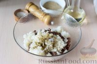 Фото приготовления рецепта: Котлеты из скумбрии с рисом - шаг №7