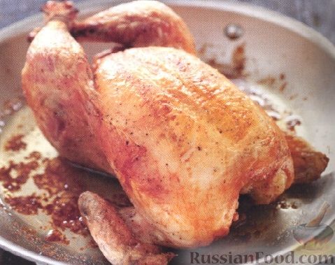 Курица целиком в духовке - рецепты с фото на l2luna.ru ( рецепта курицы запеченной целиком)