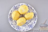 Фото приготовления рецепта: Картофельные "лодочки" с сырно-грибной начинкой (в духовке) - шаг №10