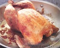 Фото к рецепту: Курица, запечённая в духовке