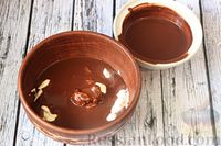 Фото приготовления рецепта: Мандариновое желе с шоколадным муссом - шаг №10